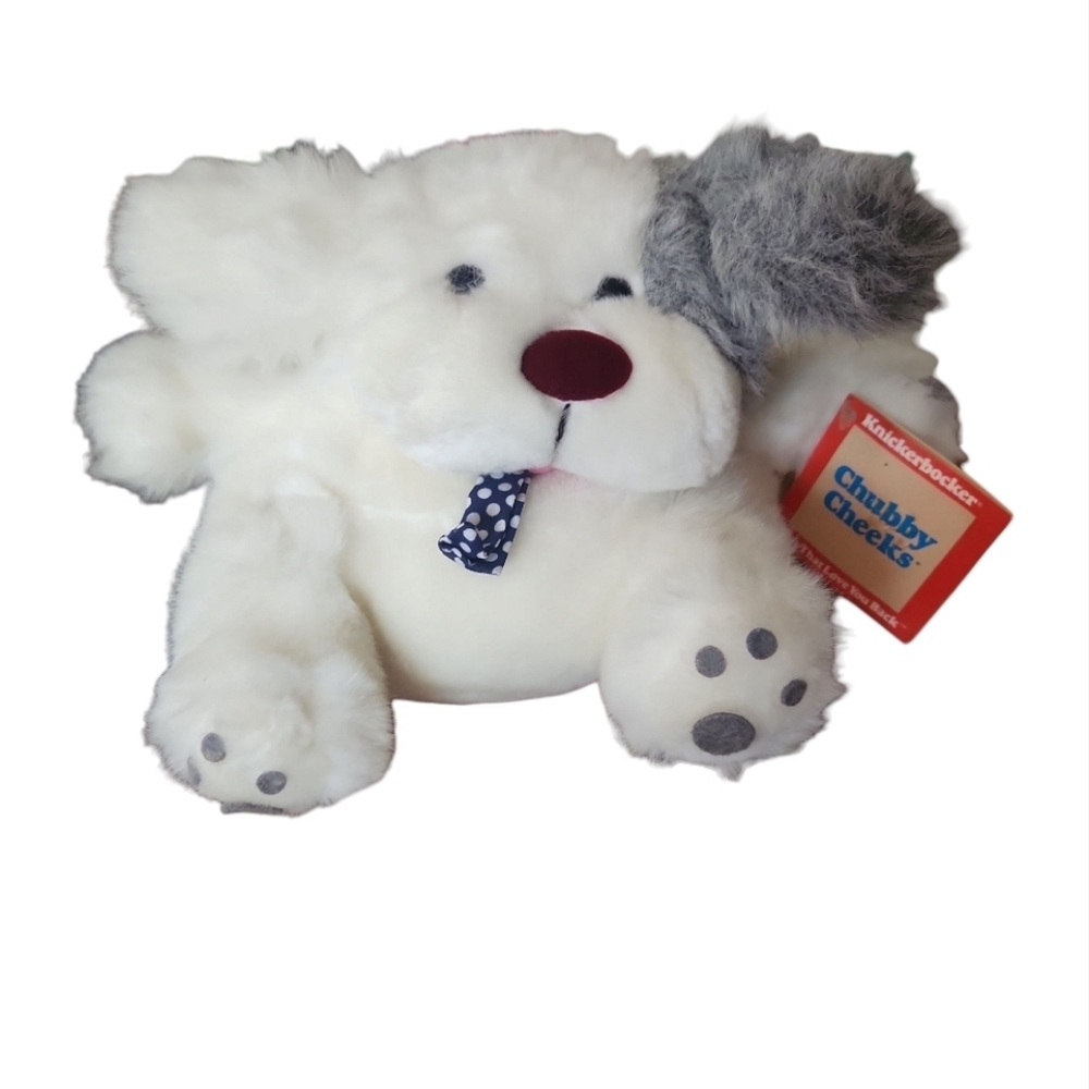 Knickerbocker Chubby Cheeks Puppy Dog Vintage 1981 With TAGS!!